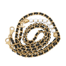将图像加载到图库查看器中,CHANEL Matelasse ChainShoulder Bag Pearl 2025Stainless Steel BlackAP4585 Caviar Leather Faux Pearl