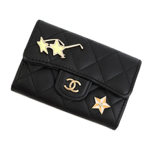 将图像加载到图库查看器中,CHANEL Timeless Classic Card Case Pins BlackAP0214 Lambskin