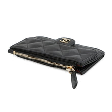 将图像加载到图库查看器中,CHANEL Matelasse Classic Zip Fragment BlackAP2570 caviar