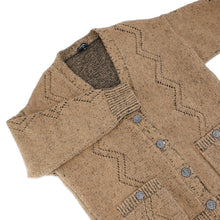 Load image into Gallery viewer, CHANEL cardigan Size 38 BrownP72908 Wool74% Cashmere20% Silk5% Nylon1% Rhinestone