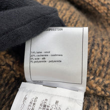Load image into Gallery viewer, CHANEL cardigan Size 38 BrownP72908 Wool74% Cashmere20% Silk5% Nylon1% Rhinestone