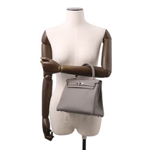 Load image into Gallery viewer, HERMES Kelly Retourne sewing Etain Togo Leather Size 25
