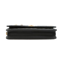 Load image into Gallery viewer, CHANEL 2.55 Chain Wallet Embroidery BlackA80834 Lambskin
