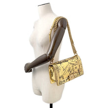 Load image into Gallery viewer, CHANEL Boy Chanel GoldA67086 Embossed Leather Size 25