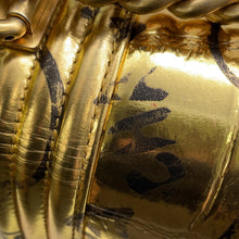 将图像加载到图库查看器中,CHANEL Boy Chanel GoldA67086 Embossed Leather Size 25