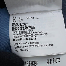 Load image into Gallery viewer, MIUMIU Brushed bucket hat Size S Light Blue5HC196 Polyester57% Acetate43%