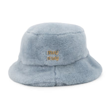 Load image into Gallery viewer, MIUMIU Brushed bucket hat Size S Light Blue5HC196 Polyester57% Acetate43%
