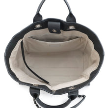 将图像加载到图库查看器中,CHANEL Deauville 2WAYTote Bag Black Leather Size Large