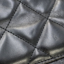 将图像加载到图库查看器中,CHANEL Deauville 2WAYTote Bag Black Leather Size Large