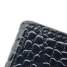 将图像加载到图库查看器中,BALENCIAGA Hourglass 2wayBag Black593546 Croco embossed leather Size Small