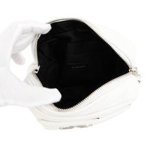 将图像加载到图库查看器中,BALENCIAGA Monaco Camera Bag White806459 Leather Size XS