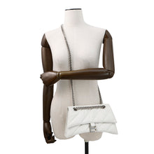 Load image into Gallery viewer, BALENCIAGA Crash ChainShoulder Bag White716351 Leather Size Small