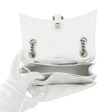将图像加载到图库查看器中,BALENCIAGA Crash ChainShoulder Bag White716351 Leather Size Small