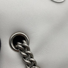 Load image into Gallery viewer, BALENCIAGA Crash ChainShoulder Bag White716351 Leather Size Small