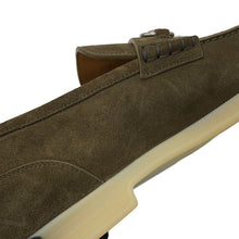 将图像加载到图库查看器中,GUCCI Horsebit loafers Olive Green 782672 suede Size 9