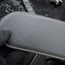 Load image into Gallery viewer, CHANEL Tweed Coat Size 38 BlackP57222 Acryl35% Polyester23% Nylon20% Cotton11% Wool 8% Rayon3% Leather