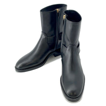 将图像加载到图库查看器中,CHANEL CC Logo short boots BlackG39170 Leather Size 36.5