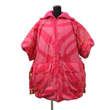 将图像加载到图库查看器中,HERMES Reversible Down LA Promenade du matin Morning Walk Size 38 Fuschia Pink Polyester100%