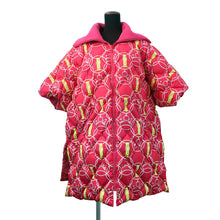 将图像加载到图库查看器中,HERMES Reversible Down LA Promenade du matin Morning Walk Size 38 Fuschia Pink Polyester100%