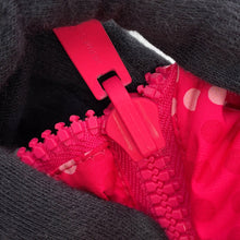 将图像加载到图库查看器中,HERMES Reversible Down LA Promenade du matin Morning Walk Size 38 Fuschia Pink Polyester100%