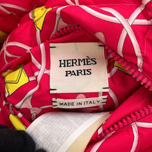 将图像加载到图库查看器中,HERMES Reversible Down LA Promenade du matin Morning Walk Size 38 Fuschia Pink Polyester100%