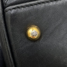 Load image into Gallery viewer, CHANEL Bicolore Supermodel Bag Chain Tote Black Leather