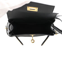 将图像加载到图库查看器中,HERMES Kelly Jump Black Swift Leather