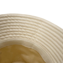 Load image into Gallery viewer, HERMES Jean Sunshine Bucket Hat Size 56 Ivory Cotton100%