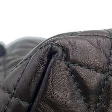 Load image into Gallery viewer, Dior To Jules Macrocannage BlackM2822SNIO Crinkled Calf Leather Size Small