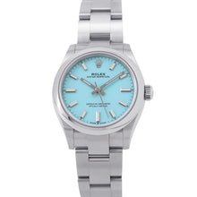 将图像加载到图库查看器中,ROLEX Oyster Perpetual 31 W31mm Stainless Steel Turquise Blue Dial277200