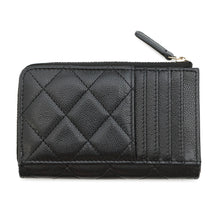 Load image into Gallery viewer, CHANEL Matelasse CC Logo Fragment Card Case BlackAP3179 Caviar Leather