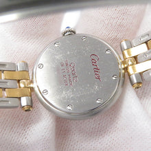 将图像加载到图库查看器中,CARTIER PANTHERE Vendome SM 2 Row W23.5mm Stainless Steel YG Ivory Dial84084241