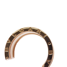 将图像加载到图库查看器中,BVLGARI B.Zero1 Ring 2 bands Size 58/#18 K18PG Ceramic