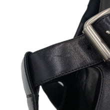 Load image into Gallery viewer, MIUMIU Leather T-bar shoes Black5E318E Leather Size 37.5