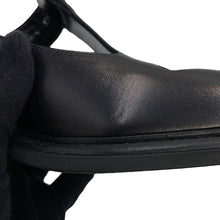 Load image into Gallery viewer, MIUMIU Leather T-bar shoes Black5E318E Leather Size 37.5