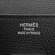 将图像加载到图库查看器中,HERMES HAUT A COURROIES Black Togo Leather Size 50