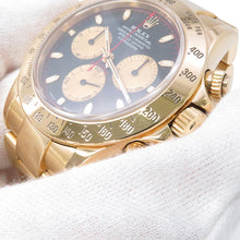 将图像加载到图库查看器中,ROLEX Cosmograph Daytona W40mm 18K Yellow Gold Black Dial116528