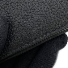 Load image into Gallery viewer, BURBERRY Night Stamp Continental Wallet Black81130921 Grainy Calf Leather