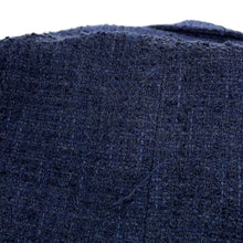 将图像加载到图库查看器中,CHANEL Tweed long coat Size 36 NavyP73360 Wool 70% Acryl17% Viscose6%Cotton6% Polyamide1%