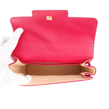 将图像加载到图库查看器中,Delvaux Tempate Pink Leather Size Mini