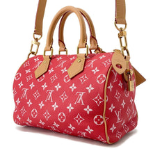 将图像加载到图库查看器中,LOUIS VUITTON Speedy P9 Bandouliere RedM24425 Calf Leather Monogram Size 25