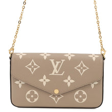 Load image into Gallery viewer, LOUIS VUITTON Felicie Pochette Tourterelle/ClaimM82610 Monogram Empreinte Leather