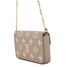 Load image into Gallery viewer, LOUIS VUITTON Felicie Pochette Tourterelle/ClaimM82610 Monogram Empreinte Leather