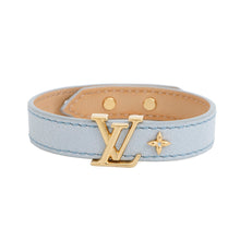 将图像加载到图库查看器中,LOUIS VUITTON Bracelet LV Iconic Size 17 Blue OrumpM8104F Leather
