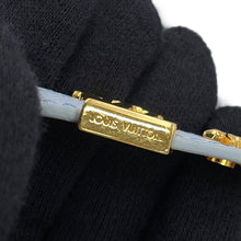 将图像加载到图库查看器中,LOUIS VUITTON Bracelet LV Iconic Size 17 Blue OrumpM8104F Leather