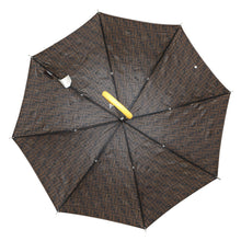 将图像加载到图库查看器中,FENDI Fragment Zucca Pattern Dragonite Umbrella Brown7AL044 Nylon