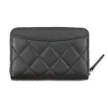 将图像加载到图库查看器中,CHANEL Zip coin purse BlackAP3686 Caviar Leather