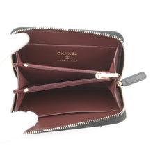 将图像加载到图库查看器中,CHANEL Zip coin purse BlackAP3686 Caviar Leather