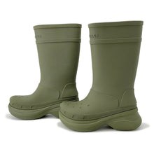 将图像加载到图库查看器中,BALENCIAGA Crocs collaboration clog boots Army Green677384 Rubber Size Chronomat 44