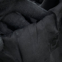 将图像加载到图库查看器中,CHANEL Camellia No-Collar Jacket Size Chronomat 44 BlackP52753 Wool 76% Nylon13% Silk11%